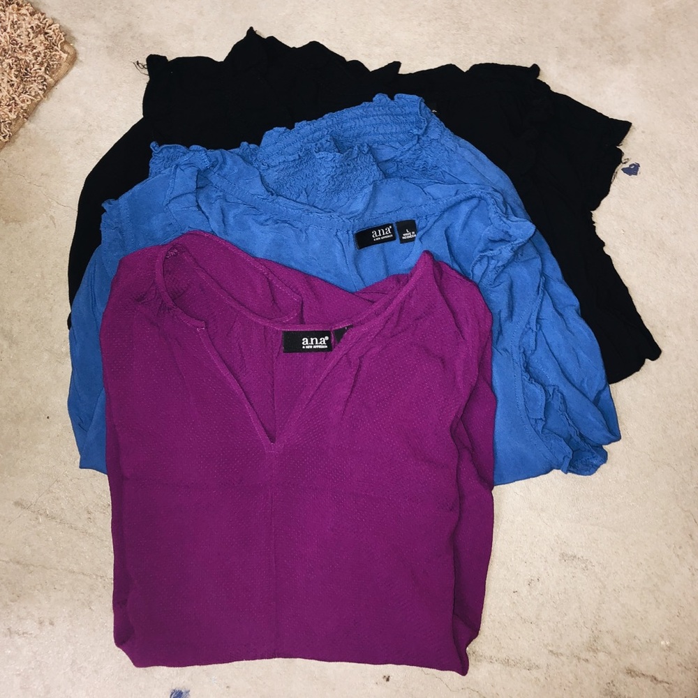 Bundle of 3 Ana tank tops